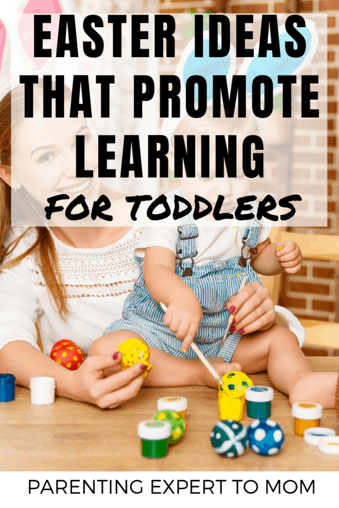 Toddler Easter activities do not need to be complicated. These simple Easter ideas promote learning through sensory play and being mindful during your Easter traditions. Promote language development and cognitive skills while enjoying your favorite Easter activities.