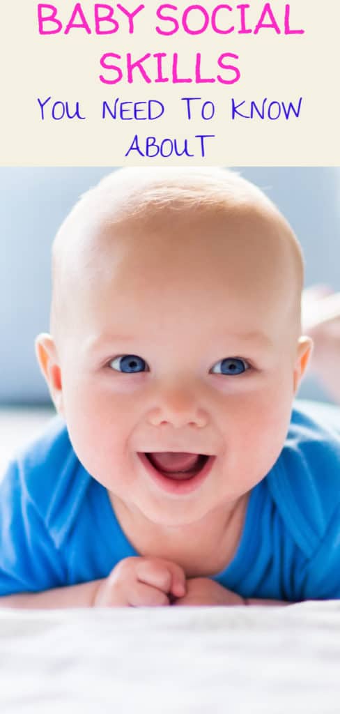 Infant Development 3-6 Months: Find out how to support your infants social skills from 3-6 months through baby play and daily baby care routines. Find out what skills to look for by using a free baby checklist printable.