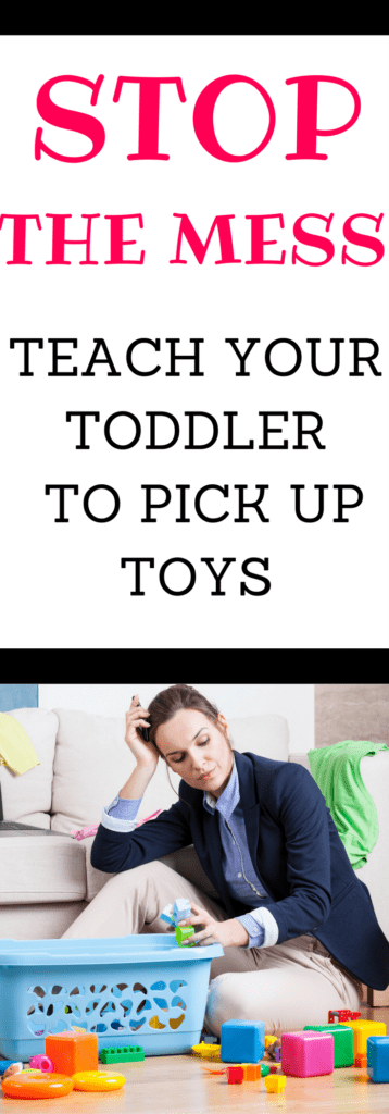 Is your house covered in toys? Teaching your toddler to clean up will help solve your messy problem. Use these simple tips and tricks to get your toddler to help pick up toys.