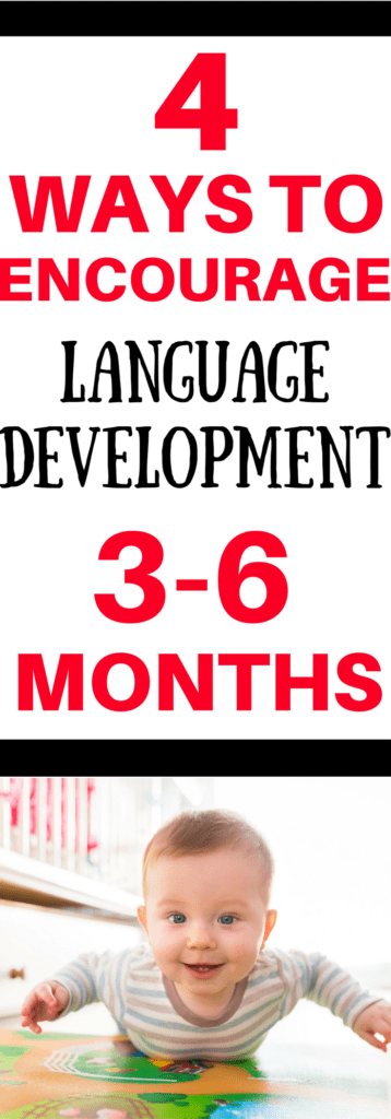 Is your baby starting to make some new sounds? Here are 3 language skills to look for in babies 3-6 months. Learn simple ways to encourage language development in your baby.