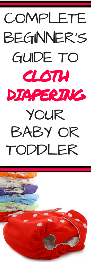 Cloth Diapering 101: This complete beginner’s guide includes everything you need to know about how to cloth diaper your baby or toddler. This guide explains the different types of diapers and where to buy them. Instructions for how to deal with diaper rash when your baby is in cloth as well. Find out how many diapers you will need in your stash and what clothes work well for babies in cloth diapers. Cloth diaper hacks included as well!