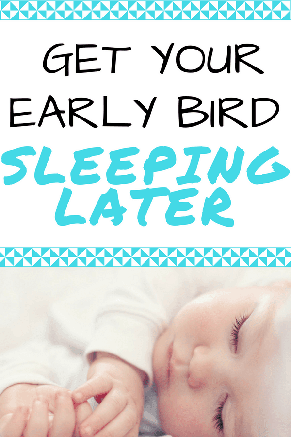 Helpful Infant Sleep Tips: Prevent your baby waking up too early with these baby sleep tips. Baby sleep hacks to help your little one sleep later so you can get more rest as well! 