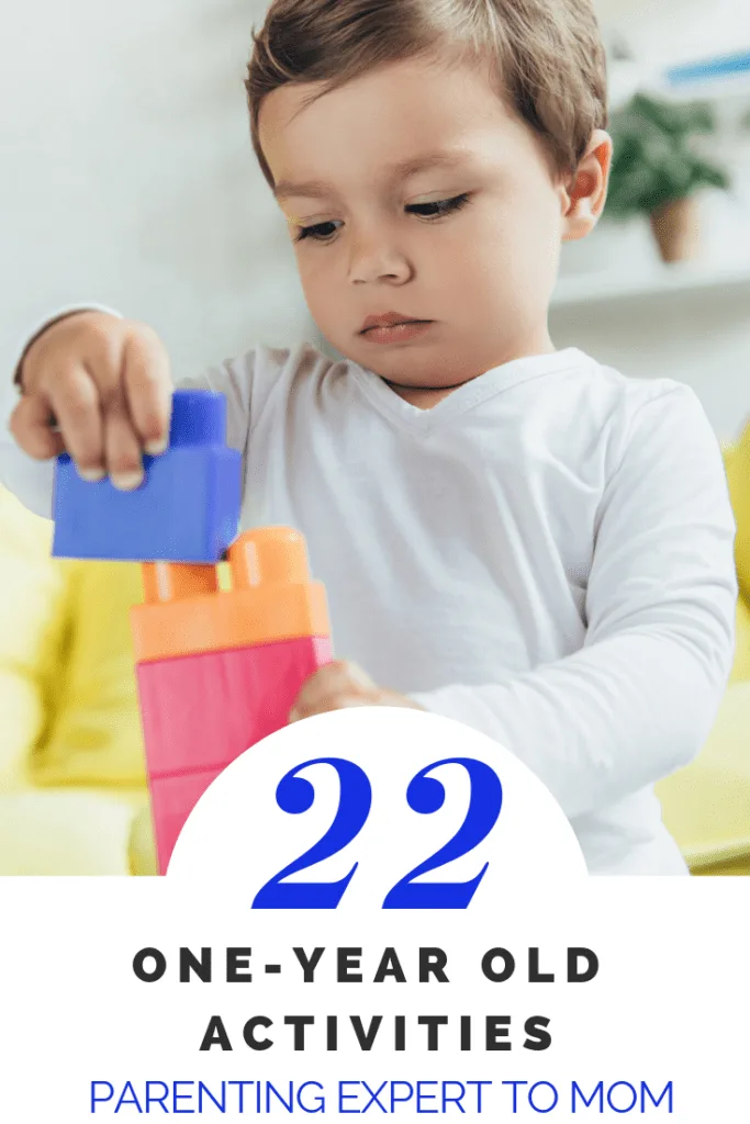 1 year old activities: These one year old play ideas are perfect for teaching your toddler new skills. Learning activities that are simple and easy to do. Learn about how to encourage motor, cognitive, and language skills in your one year old through play and simple activities.