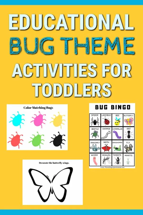 Educational bug activities for toddlers. Explore insects and bugs through games, books, and crafts to teach your little one all about bugs. Perfect for preschools and child care.
