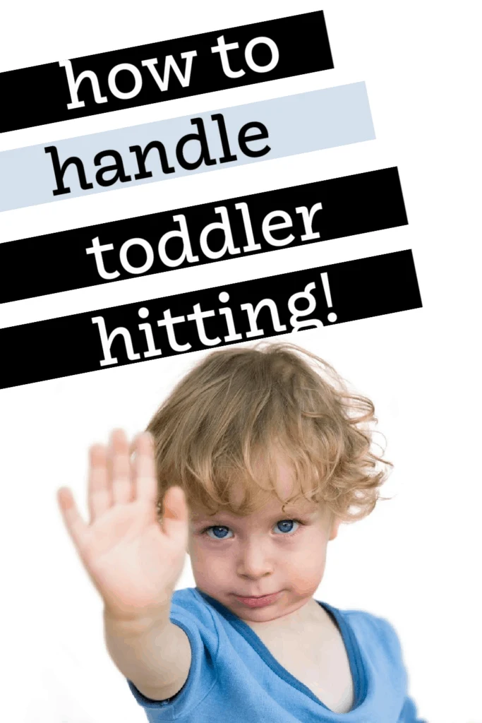 Is your toddler hitting?  Try these ideas and strategies to find the cause of your toddler hitting and how to help and support them.