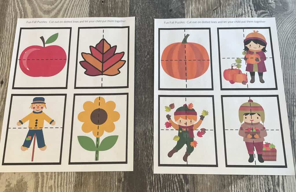 fall games for toddlers