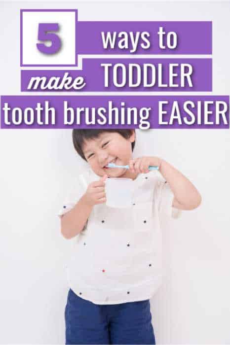 5 ways to make toddler tooth brushing easier