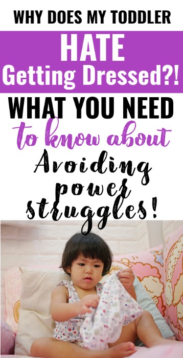 Why does my toddler hate getting dressed? What you need to know about avoiding power struggles