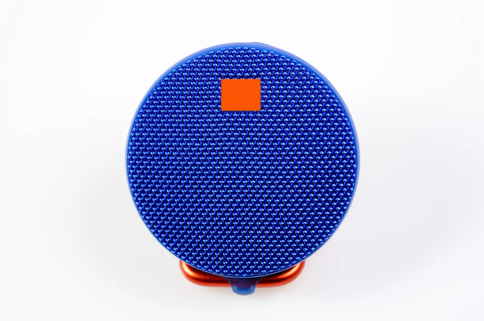 blue wireless speaker